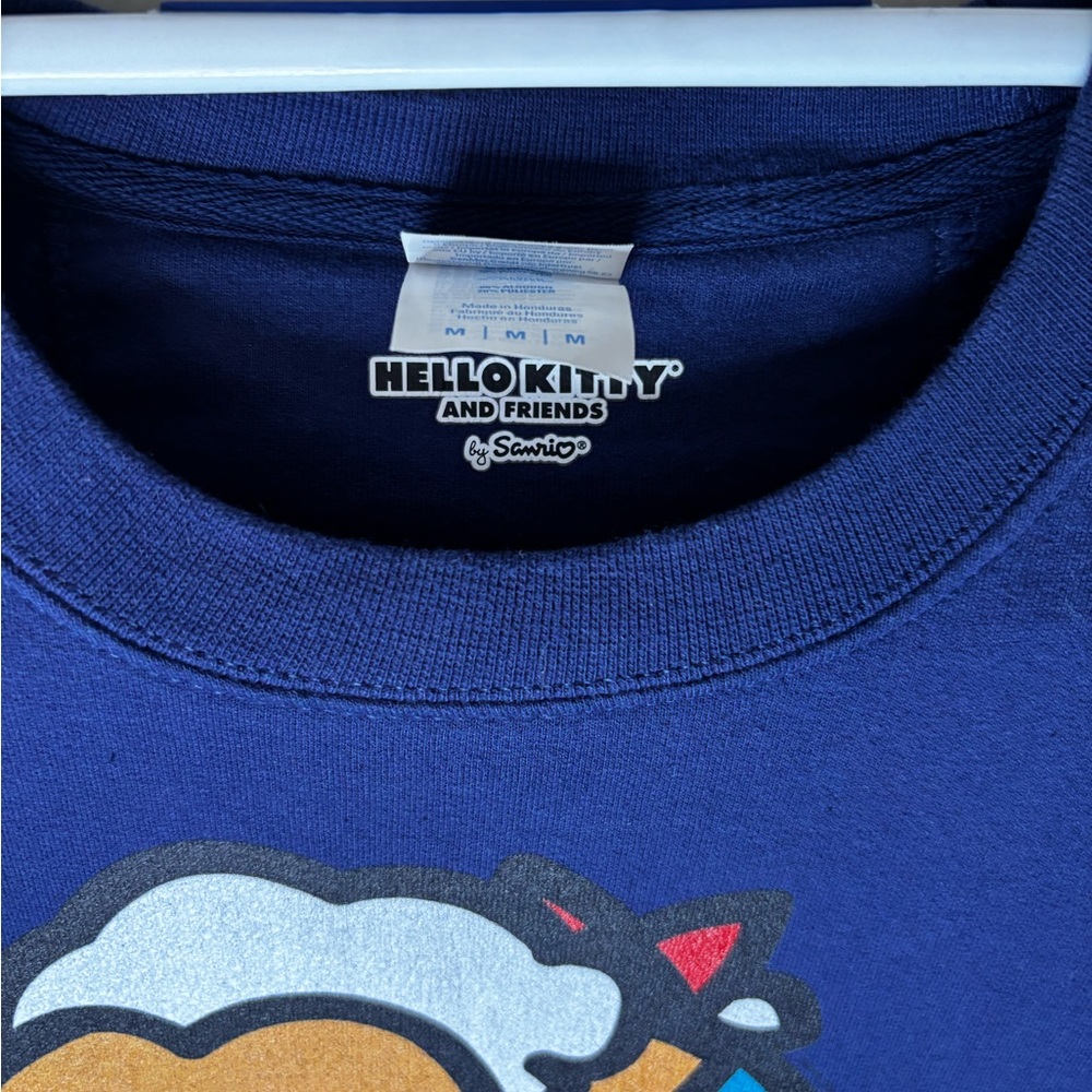 Sanrio Gudetama the Lazy Egg USA Patriotic America Founding Fathers Sweatshirt - Picture 2 of 8